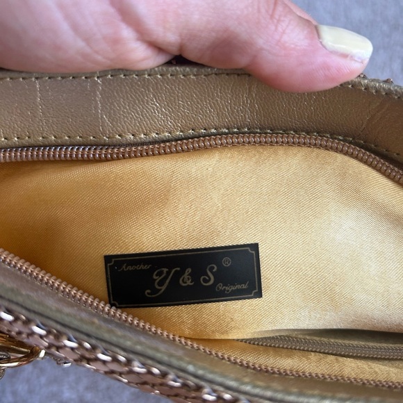 Vintage Y&S Art Deco Disco Gold Mesh Handbag - Picture 4 of 4